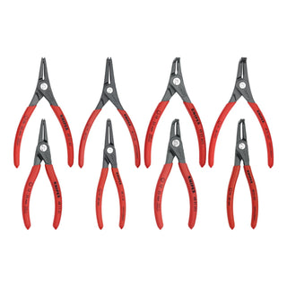 KNIPEX 00 20 04 SB, Precision Circlip Snap-Ring Pliers 8-Piece Set