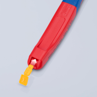 Knipex 74 22 250 KnipeXtend High Leverage 12° Angled Diagonal Cutters, 10"