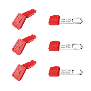 Knipex 00 63 06TCR SBA KnipeXtend ColorCoded & TetheredTool Clips, Red