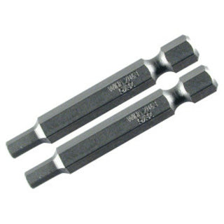 Wiha Tools 74381 3/32" x 50mm Hex Power Bit, 2 Pack