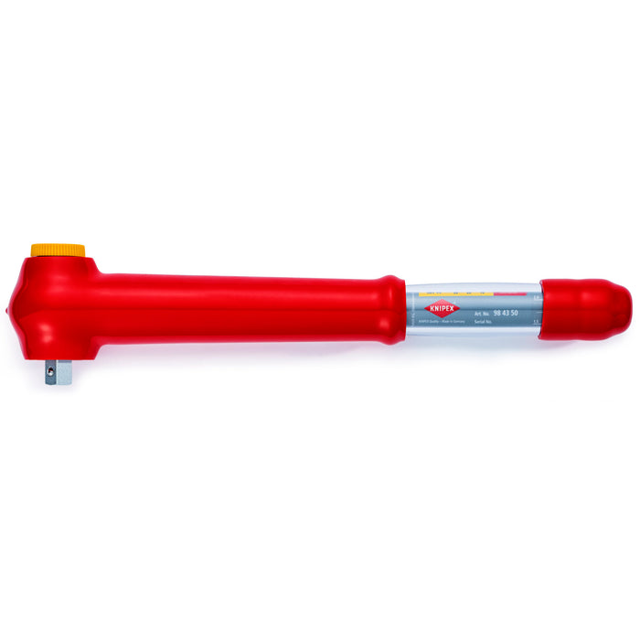Knipex 98 43 50 1/2" Drive Torque Wrench-1000V Insulated