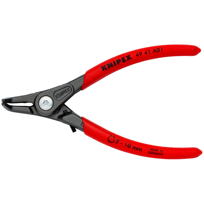 Knipex 49 41 A01 5 1/4" External 90° Angled Precision Snap Ring Pliers-Limiter