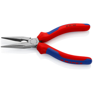 Knipex 25 02 160 6 1/4" Long Nose Pliers with Cutter