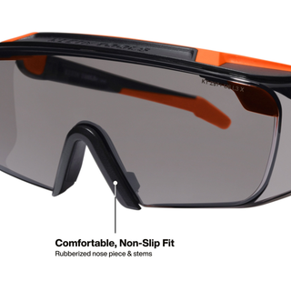 Klein Tools 03007 Over-The-Glasses Safety Glasses, Shaded Gray Lens