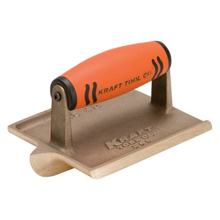 Kraft Tool CF317PF 7-1/2" x 4-1/2" 1/4"R, 1-1/2"D Deep Bit Bronze Groover with ProForm Handle
