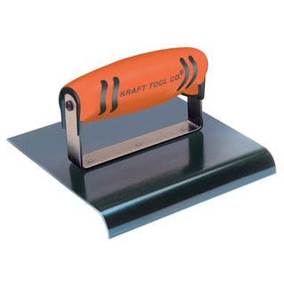 Kraft Tool CF567PF 6" x 4" 1/8"R Blue Steel Edger with ProForm Handle