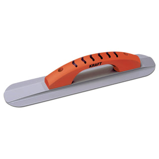 Kraft Tool CF072PF 12" x 3-1/4" Round End Magnesium Hand Float with ProForm Soft Grip Handle