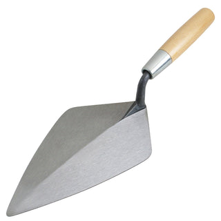 Kraft Tool BL723 10" Wide London Brick Trowel with Wood Handle