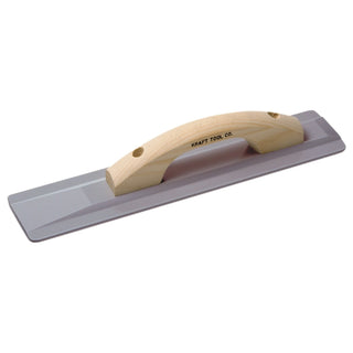 Kraft Tool CF015 16" x 3-1/2" Wide Magnesium Hand Float with Wood Handle