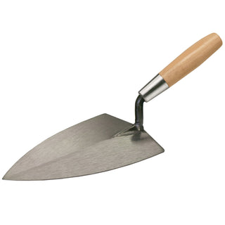 Kraft Tool HC441 Hi-Craft 7" x 4-3/8" Buttering Trowel with Wood Handle