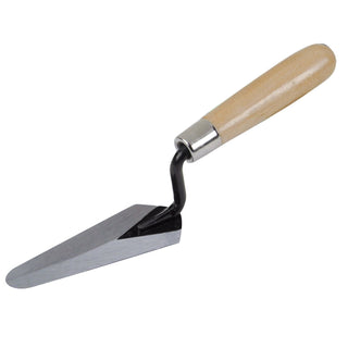 Kraft Tool HC445 Hi-Craft 5" Cross Joint Trowel with Wood Handle