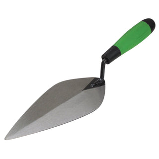 Kraft Tool HC705PF Hi-Craft 11" Narrow Pattern Brick Trowel with Soft Grip Handle