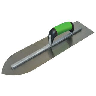 Kraft Tool HC123 Hi-Craft 17-3/4" x 4-1/2" Pointed Sword Trowel with Soft Grip Handle