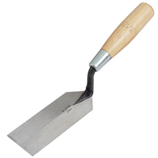 W.Rose RO58-5 5" x 2" Margin Trowel with Wood Handle