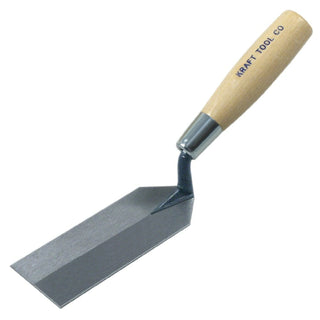 Kraft Tool GG433 8" x 2" Margin Trowel with Wood Handle