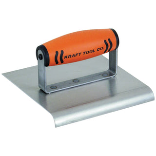 Kraft Tool CF5812SEPF 6" x 6" 1/2"R 5/8"L Western Style Hand Edger with ProForm Handle
