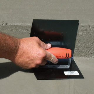 Kraft Tool CF761PF 7" x 6" x 6" 3/8"R Blue Crucible Steel Inside Step Tool with ProForm Handle