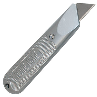 Kraft Tool DW199C Checkered Handle Utility Knife with Fixed Blade