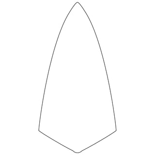 W.Rose RO110-11K 11” Philadelphia Brick Trowel with Cork Handle