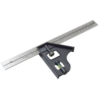 Sands Level & Tool SLCS1 12” Combination Square with Zinc Head