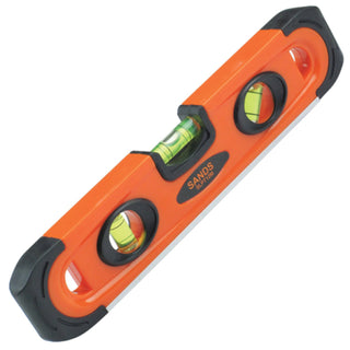 Sands Level & Tool SLPT12M 9" Contractor Plastic Magnetic Torpedo Level