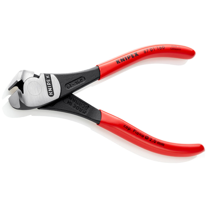 Knipex 67 01 160 6 1/4" High Leverage End Cutting Nippers