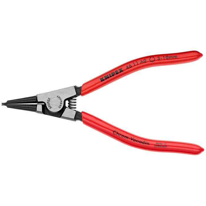 Knipex 46 11 A0 5 1/2" External Snap Ring Pliers-Forged Tips