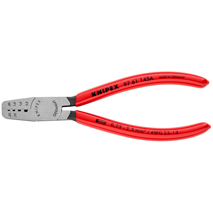 Knipex 97 61 145 A 5 3/4" Crimping Pliers for Wire Ferrules