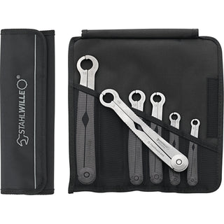 Stahlwille 96411006 240/6 Ratchet Wrench Set, FastRatch, 6 pcs