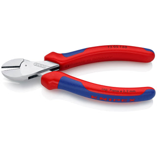 Knipex 73 05 160 6 1/4" X-Cut® Compact Diagonal Cutters