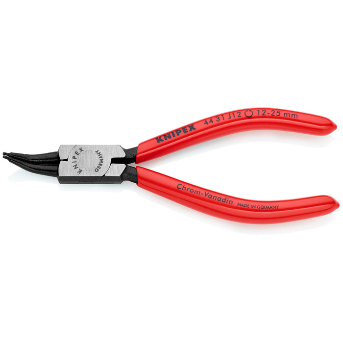 Knipex 44 31 J12 SBA 5 1/2" Internal 45° Angled Snap Ring Pliers-Forged Tips