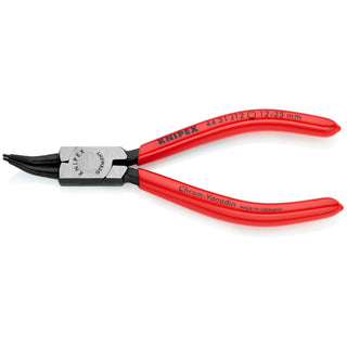 Knipex 44 31 J12 5 1/2" Internal 45° Angled Snap Ring Pliers-Forged Tips