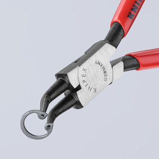 Knipex 44 31 J12 5 1/2" Internal 45° Angled Snap Ring Pliers-Forged Tips