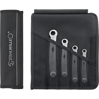 Stahlwille 96411003 240/4 FastRatch Ratchet Wrench Set 4 pcs