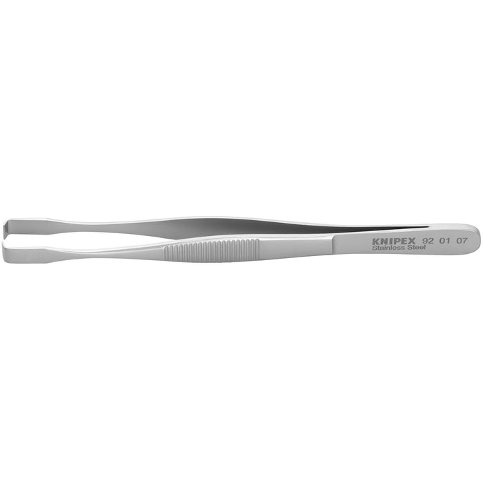 Knipex 92 01 07 5 3/4" Stainless Steel Positioning Tweezers-90° Angled