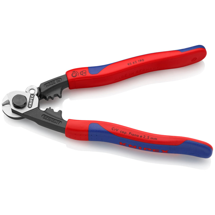 Knipex 95 62 190 7 1/2" Wire Rope Shears