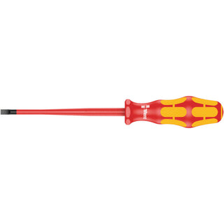 Wera 160 iS VDE Insulated screwdriver with reduced blade diameter for slotted screws, 1 x 5.5 x 125 mm