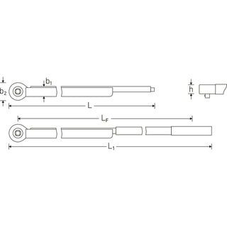 Stahlwille 96502001 721Nf Standard MANOSKOP 3/4" Torque Wrench 100/200-1000Nm