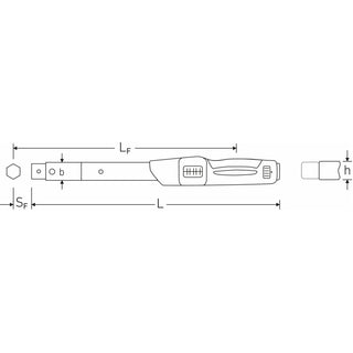 Stahlwille 50581020 730N Service MANOSKOP torque wrench