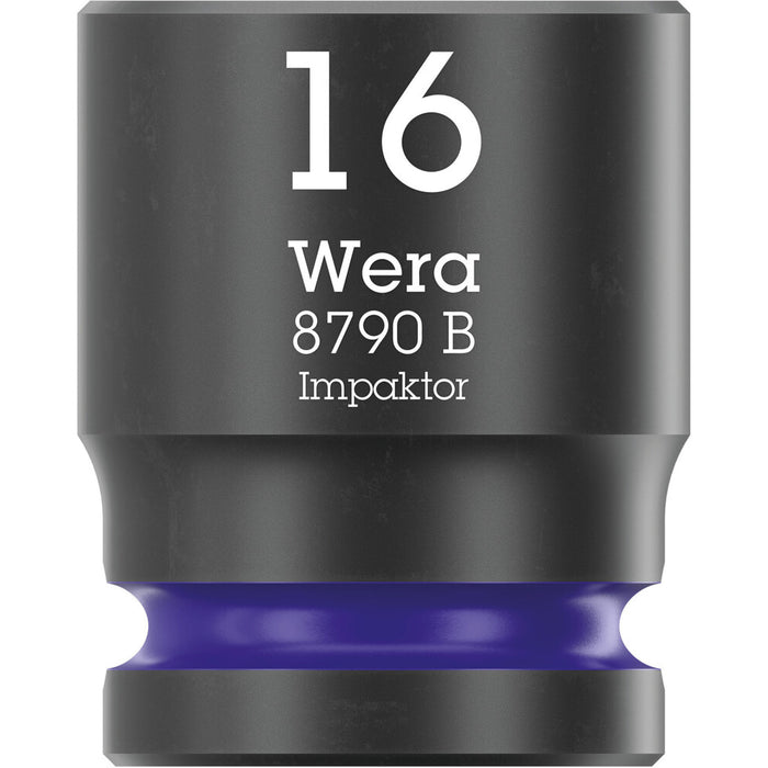 Wera 8790 B Impaktor socket with 3/8" drive, 16 x 30 mm
