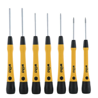 Wiha Tools Tools 27892 7 Piece ESD Safe Picofinish Precision Torx Driver Set (T4 -T10)