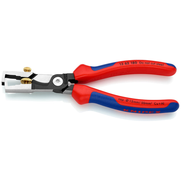 Knipex 13 62 180 7 1/4" Strix® Insulation Strippers with Cable Shears