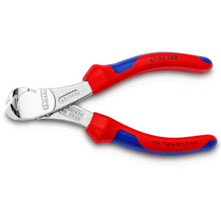 Knipex 67 05 140 5 1/2" High Leverage End Cutting Nippers