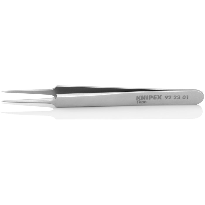 Knipex 92 23 01 4 1/2" Titanium Gripping Tweezers-Needle-Point Tips