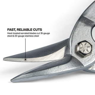 Klein Tools 120AVSKIT Aviation Snips, Forged Steel Blade, Left, Right, Straight, 3-Pack