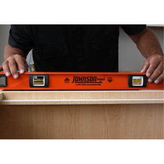 Johnson 1253-4800 48" Heavy Duty I-Beam Aluminum Level