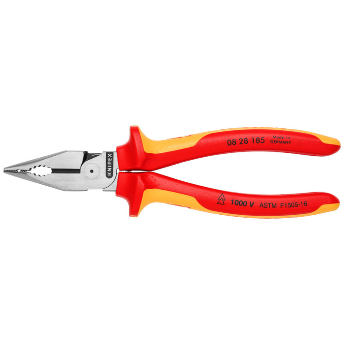 Knipex 08 28 185 SBA 7 1/4" Needle-Nose Combination Pliers-1000V Insulated