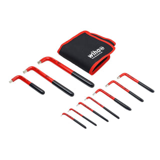 Wiha Tools 13693 Insulated Metric Hex L-Key Pouch Set, 10 Piece