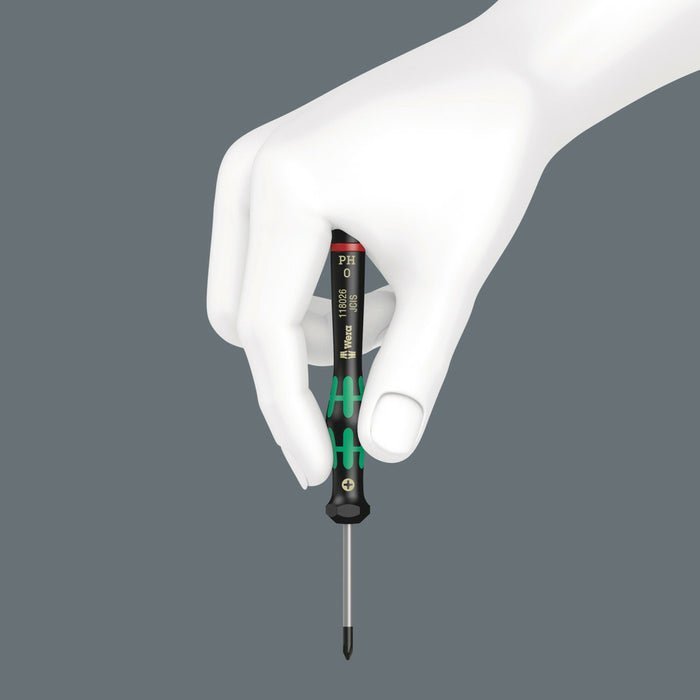 Wera 2054 Screwdriver for hexagon socket screws for electronic applications, 0.7 x 40 mm