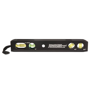 Johnson 1411-0900LED 9" Magnetic LED Billet Torpedo Level